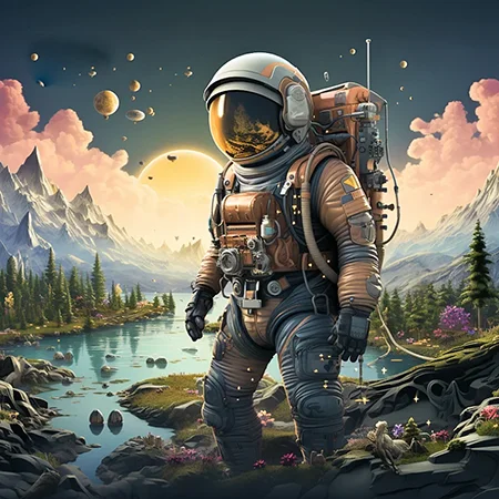Ai image generated by Azure Foundry AI html template